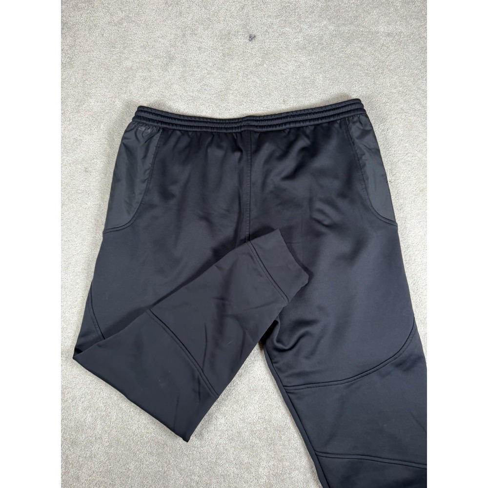 Under Armour Joggers Mens 2XL Black Tapered Leg Drawstring Casual Gym Logo